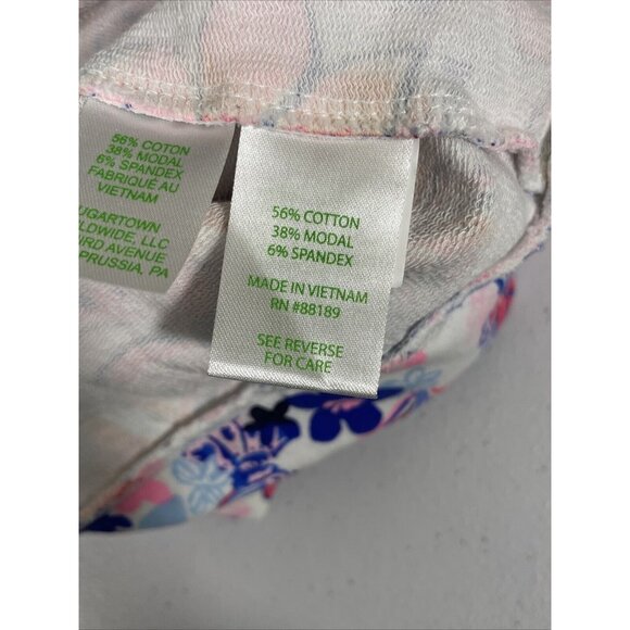 Lilly Pulitzer Corden Sweatshirt Womens Size Extra Small Floral‎ Cotton Modal - Picture 7 of 11